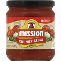 Mission Salsa, Chunky, Medium, 16 Ounce