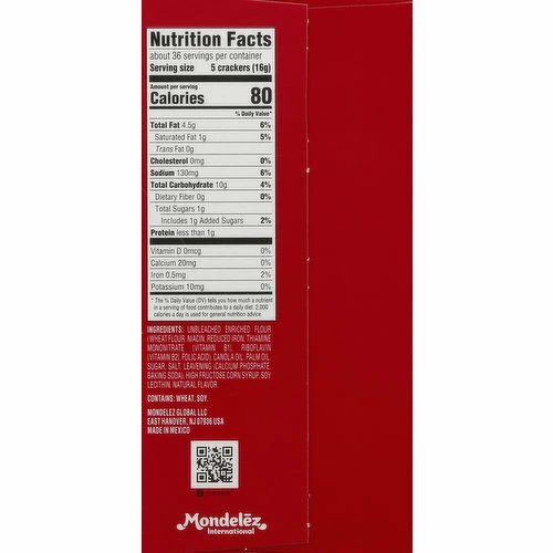 Ritz Crackers,, Family Size, 6 Pack, 20.5 Ounce 3 Ritz Crackers,, Family Size, 6 Pack, 20.5 Ounce - Image 3