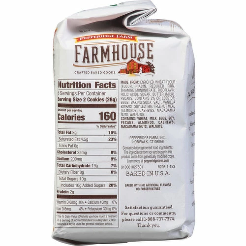 Pepperidge Farm Cookies, Butter Pecan, Thin & Crispy, 12 Each 3 Pepperidge Farm Cookies, Butter Pecan, Thin & Crispy, 12 Each - Image 3