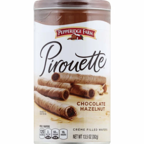 Pepperidge Farm Wafers, Creme Filled, Chocolate Hazelnut, 13.5 Ounce 1 Pepperidge Farm Wafers, Creme Filled, Chocolate Hazelnut, 13.5 Ounce