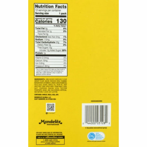 Nilla Wafers, Mini, 12 Packs, 12 Each 3 Nilla Wafers, Mini, 12 Packs, 12 Each - Image 3