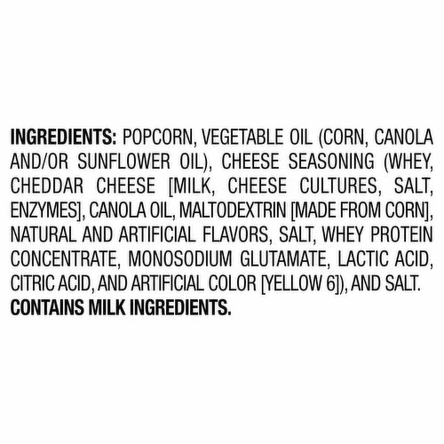 Cheetos Popcorn, Cheddar Flavored, 7 Ounce 2 Cheetos Popcorn, Cheddar Flavored, 7 Ounce - Image 2