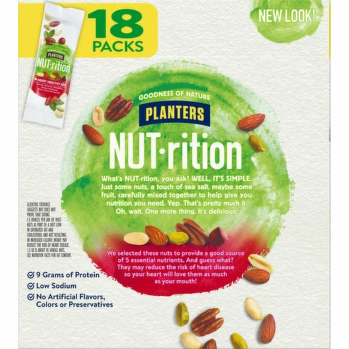 Planters NUT-rition Heart Healthy Mix, 1.69 Pound 2 Planters NUT-rition Heart Healthy Mix, 1.69 Pound - Image 2
