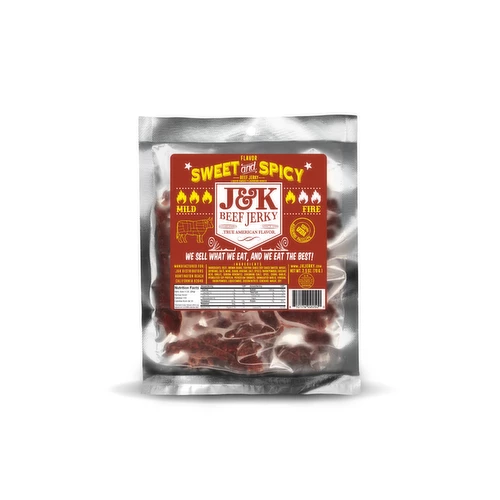 J&K Sweet & Spicy Beef Jerky, 2.12 Ounce 1 J&K Sweet & Spicy Beef Jerky, 2.12 Ounce