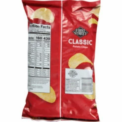 First Street Potato Chips, Classic, 2.75 Ounce