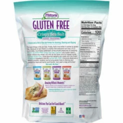 Milton's Baked Crackers, Gluten Free, Crispy Sea Salt, 4.5 Ounce