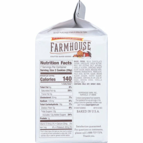 Pepperidge Farm Cookies, Milk Chocolate Chip, Thin & Crispy, 14 Each 3 Pepperidge Farm Cookies, Milk Chocolate Chip, Thin & Crispy, 14 Each - Image 3