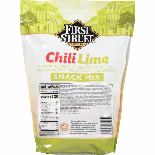 First Street Snack Mix, Chili Lime, 28 Ounce -Snack Haven Shop 253ce791 9087 49d8 a45c e9ef61d6cc30