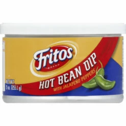Fritos Dip, Hot Bean, With Jalapeno Peppers, 9 Ounce