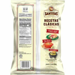 Santitas Tortilla Chips, White Corn, 11 Ounce