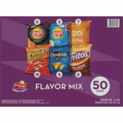 Frito Lay Snacks, Flavor Mix, 50 Each