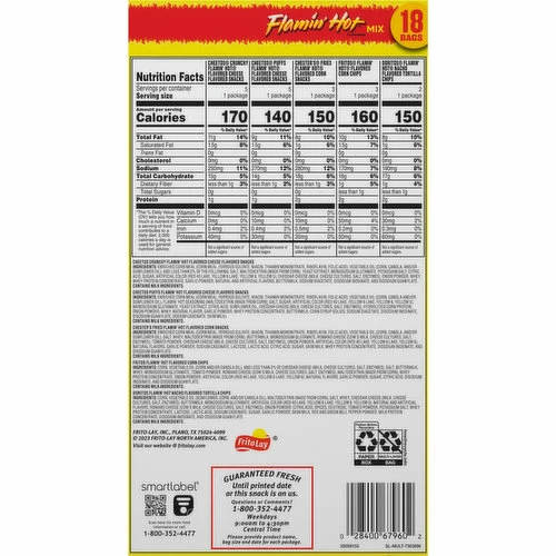 Frito Lay Snack Mix, Flamin' Hot Flavored, 18 Each 3 Frito Lay Snack Mix, Flamin' Hot Flavored, 18 Each - Image 3