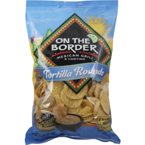 On The Border Round Tortilla Chips 10.5 Oz, 10.5 Ounce 1 On The Border Round Tortilla Chips 10.5 Oz, 10.5 Ounce