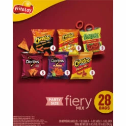 Frito Lay Fiery Mix, Party Size, 28 Bags, 28 Each