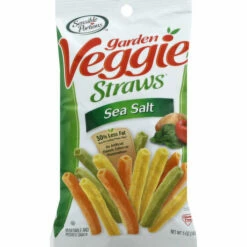 Sensible Portions Veggie Straws, Garden, Sea Salt, 5 Ounce