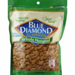 Blue Diamond Almonds, Whole Natural, 25 Ounce