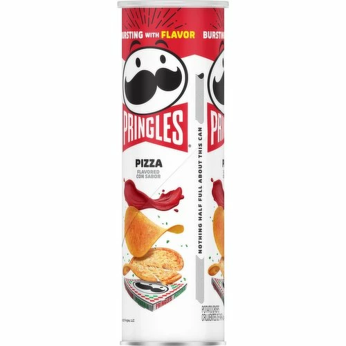 Pringles Potato Crisps Chips, Pizza, 5.5 Ounce 1 Pringles Potato Crisps Chips, Pizza, 5.5 Ounce