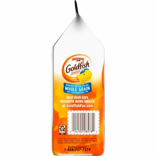 Goldfish Snack Crackers, Baked, Cheddar, 6.6 Ounce 2 Goldfish Snack Crackers, Baked, Cheddar, 6.6 Ounce - Image 2