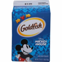 Goldfish Snack Crackers, Cheddar, Baked, Mickey Mouse, 27.3 Ounce