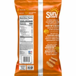 SunChips Whole Grain Snacks, Harvest Cheddar, 7 Ounce