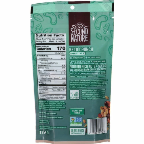 Second Nature Smart Mix, Keto Crunch, 4 Ounce 1 Second Nature Smart Mix, Keto Crunch, 4 Ounce