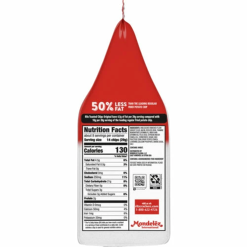 Ritz Toasted Chips, Original, 8.1 Ounce 3 Ritz Toasted Chips, Original, 8.1 Ounce - Image 3