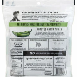 Duke's Sausages, Smoked Shorty, Hatch Green Chile, 16 Ounce