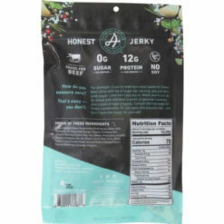 Country Archer Beef Jerky, Zero Sugar, Grass-Fed, Classic, 5.3 Ounce