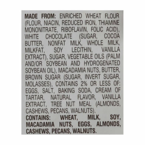 Pepperidge Farm Cookies, Crispy, White Chocolate Macadamia, 8 Each 4 Pepperidge Farm Cookies, Crispy, White Chocolate Macadamia, 8 Each - Image 4