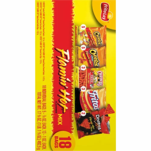 Frito Lay Snack Mix, Flamin' Hot Flavored, 18 Each 2 Frito Lay Snack Mix, Flamin' Hot Flavored, 18 Each - Image 2