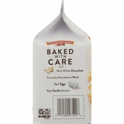 Pepperidge Farm Cookies, Crispy, White Chocolate Macadamia, 8 Each 2 Pepperidge Farm Cookies, Crispy, White Chocolate Macadamia, 8 Each - Image 2