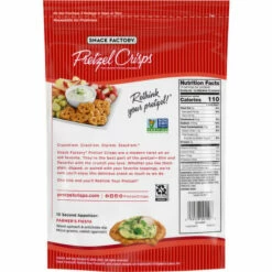 Snack Factory Pretzel Crisps, Everything, Party Size, 14 Ounce