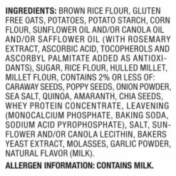 Milton's Baked Crackers, Gluten Free, Everything, 4.5 Ounce -Snack Haven Shop 7b948df3 0db1 4979 95eb 3836e7a23e83