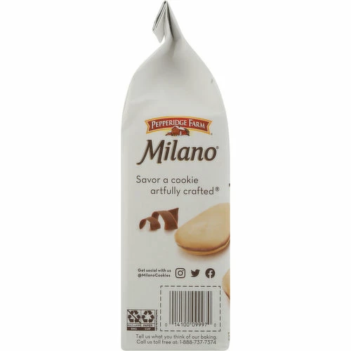 Pepperidge Farm Cookies, Distinctive, Milk Chocolate, 15 Each 2 Pepperidge Farm Cookies, Distinctive, Milk Chocolate, 15 Each - Image 2