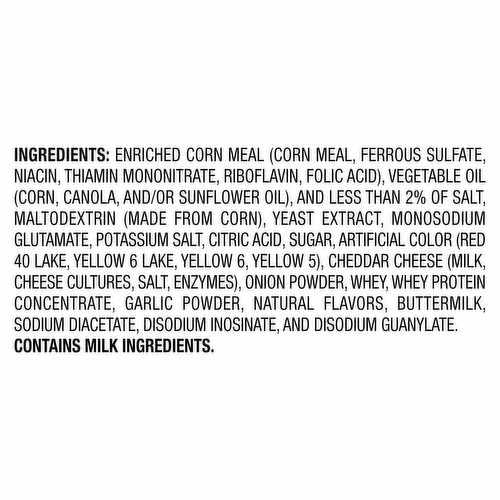 Cheetos Cheese Flavored Snacks, Flamin' Hot Flavored, Crunchy, 3.25 Ounce 2 Cheetos Cheese Flavored Snacks, Flamin' Hot Flavored, Crunchy, 3.25 Ounce - Image 2