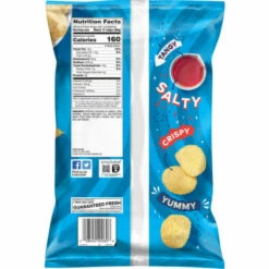 Lay's Potato Chips, Salt & Vinegar Flavored, 7.75 Ounce