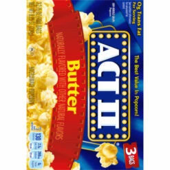 Act II Popcorn, Microwave, Butter, 3 Each