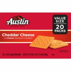 Austin Sandwich Crackers, Cheddar Cheese, 20 Each -Snack Haven Shop a2760775 d557 4517 8fb4 8f5f74cae6c6