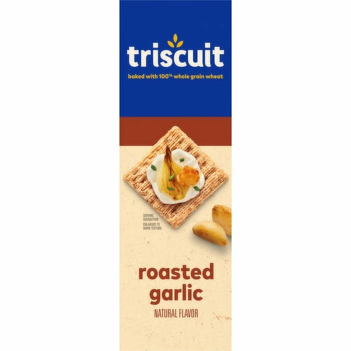 Triscuit Crackers, Roasted Garlic, 8.5 Ounce 2 Triscuit Crackers, Roasted Garlic, 8.5 Ounce - Image 2