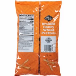 First Street Pretzels, Honey Wheat, Braided, 10 Ounce