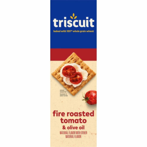 Triscuit Crackers, Fire Roasted Tomato & Olive Oil, 8.5 Ounce 2 Triscuit Crackers, Fire Roasted Tomato & Olive Oil, 8.5 Ounce - Image 2