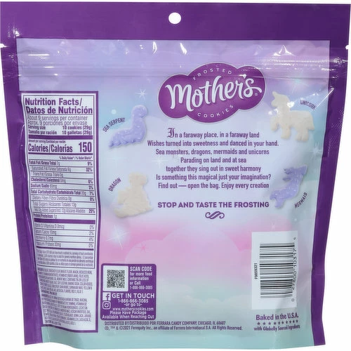 Mother's Cookies, Frosted, Sparkling Mythical Creatures, 9 Ounce 1 Mother's Cookies, Frosted, Sparkling Mythical Creatures, 9 Ounce