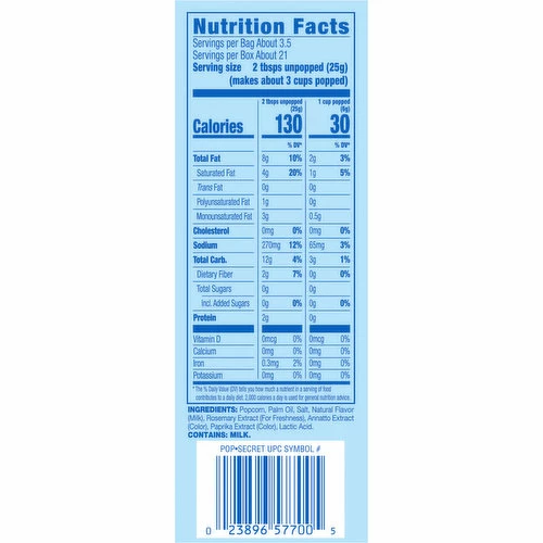 Pop-Secret Popcorn, Premium, Movie Theater Butter, 6 Each 3 Pop-Secret Popcorn, Premium, Movie Theater Butter, 6 Each - Image 3