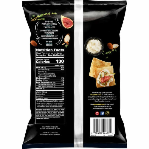 Stacy's Pita Chips, Simply Naked, Baked, 7.33 Ounce -Snack Haven Shop b6cdcc5b 3d3e 4150 b233 0b3722c6d391