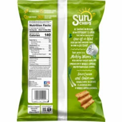 SunChips Whole Grain Snacks, French Onion, 7 Ounce