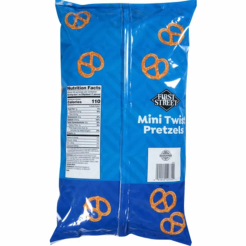 First Street Pretzels, Mini Twist, Party Size, 48 Ounce 1 First Street Pretzels, Mini Twist, Party Size, 48 Ounce