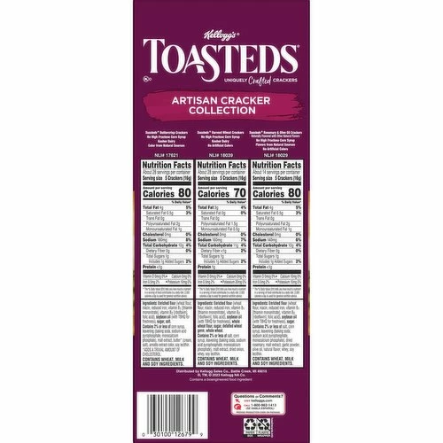 Toasted Crackers, Variety Pack, 40 Ounce 3 Toasted Crackers, Variety Pack, 40 Ounce - Image 3