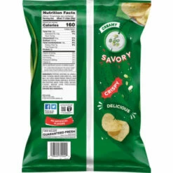 Lay's Potato Chips, Sour Cream & Onion Flavored, Party Size, 12.5 Ounce