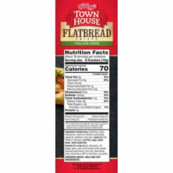 Town House Oven Baked Crackers, Italian Herb, 9.5 Ounce -Snack Haven Shop c6e4d0e3 240a 4d84 b36a 22dfc885eac9