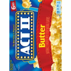 Act II Microwave Popcorn, Butter, 6 Each
